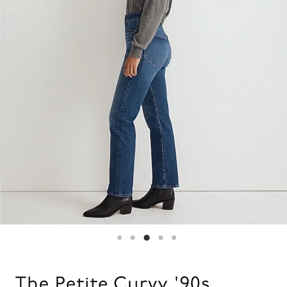 Madewell petite curvy 90s straight jean in Barlow wash - Picture 6 of 8